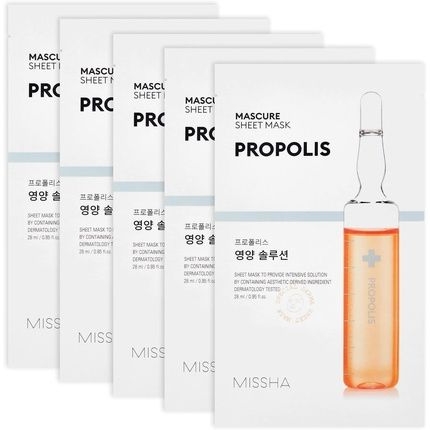 Missha Mascure Nutrition Solution Propolis Sheet Mask
