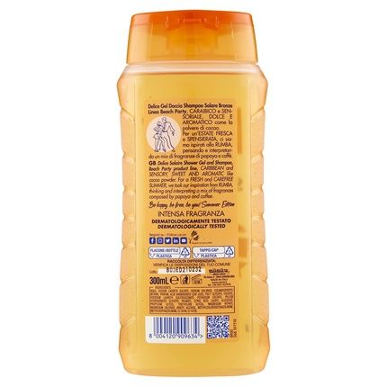 Delice Solaire Bronze Beach Party Rumba Solar Shampoo 300Ml Papaya And Coffee