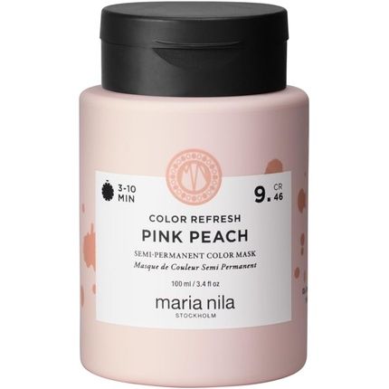 Maria Nila Colour Refresh Pink Peach Hair Mask 100Ml - Warm Pink Tone