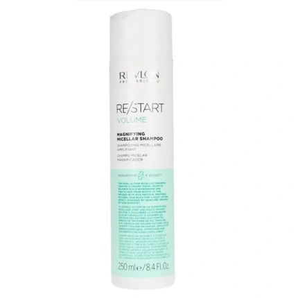 Revlon Restart Volume Magnifying Shampoo 250Ml Micellar Shampoo For Hair Volume