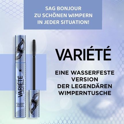 Eveline Cosmetics Variete Waterproof Volumizing Mascara With Precision Silicone