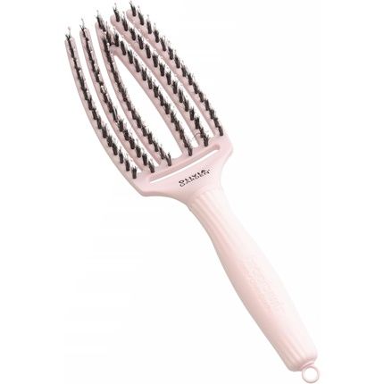 Olivia Garden Fingerbrush Care Iconic Medium Pastel Pink Detangling