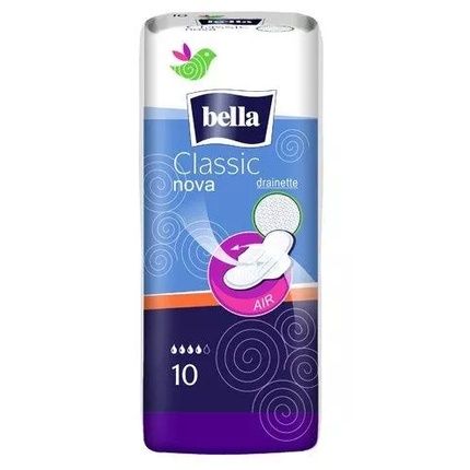 Bella Nova Ultracomfort Sanitary Pads With Wings 10 Pack