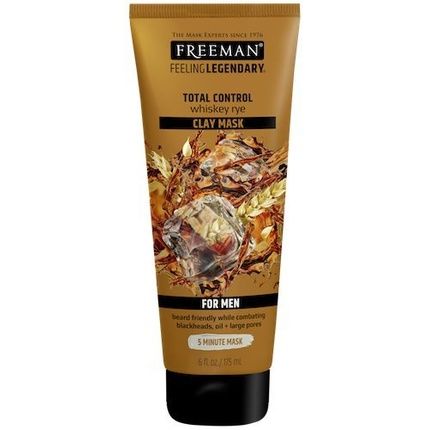 Freeman For Men 5-In-1 Total Control Clay Mask 6Oz