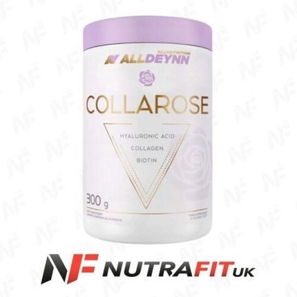 Allnutrition Alldeynn Collarose Collagen حمض الهيالورونيك مسحوق البيوتين