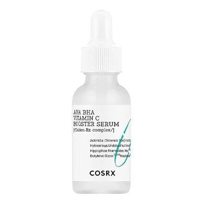Cosrx Aha Bha Vitamin C Booster Serum 1.01 Fl. Oz 30Ml - Face Serum For Brightening, Anti-Aging, And Plumping Skin With Natural Fruit Extracts