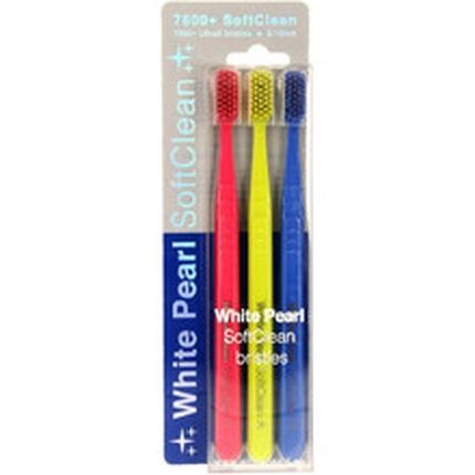 Edelwhite Softclean 7600 Toothbrush 3 Pieces