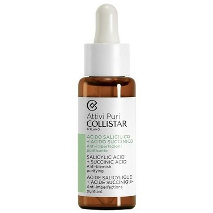 Collistar Pure Actives Salicylic Acid Succinic Acid Serum 30 Ml