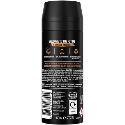 Lynx Dark Temptation Body Spray Deodorant 150Ml - Image 3