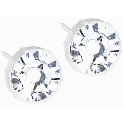 Blomdahl Nickel Free Medical Plastic 8Mm Crystal Stud Earrings