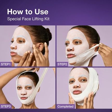 Numbuzin No.9 Bio Full Face Sheet Mask Improves Jawline And Jowls - Image 3
