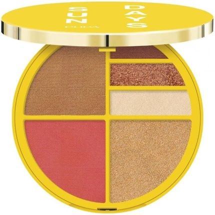 Pupa Sun Days Face & Eyes Waterproof Palette 002 Sunset