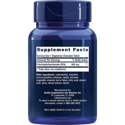 Life Extension Pea Discomfort Relief 60 Chewable Tablets 200G