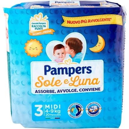 Pampers Diaper Sole&Luna Size Midi 4/9 Kg