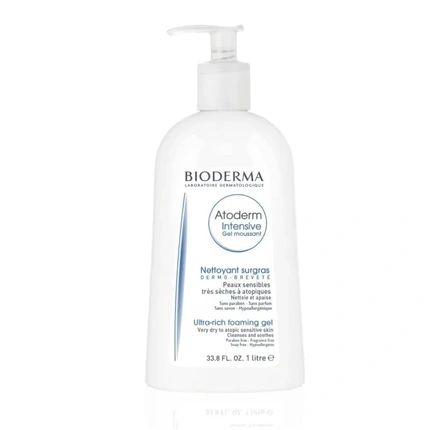 Bioderma Atoderm Intensive Foaming Gel 1000Ml Moisturizing Shower Gel