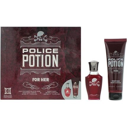 Police Potion For Her Gift Set Eau De Parfum 30Ml Body Lotion 100Ml