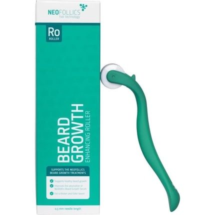 Neofollics Beard Growth Stimulating Roller With 540 0.5Mm Microscopic Needles
