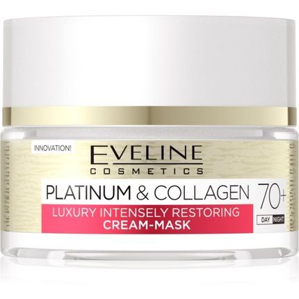 Eveline Cosmetics Platinum & Collagen Regenerating Cream-Mask 70+ 50 Ml