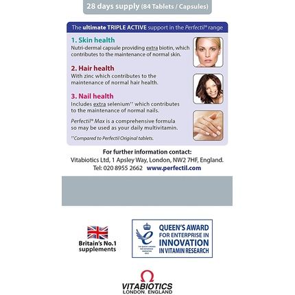 Vitabiotics Perfectil Max 84 Tablets