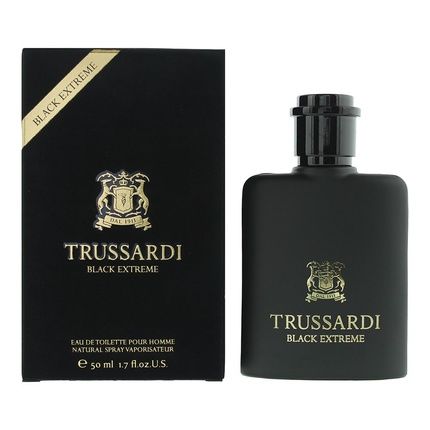 Trussardi Black Extreme Eau De Toilette 50Ml For Men