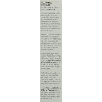 Proven Probiotic Lactobacillus & Bifidus For Pregnancy Lab4 Friendly Bacteria For Pregnant Woman - Image 3