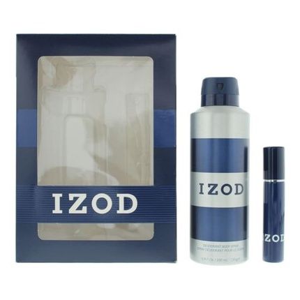 Izod Blue 2 Piece Gift Set: Eau De Toilette 15Ml - Body Spray 200Ml For Men