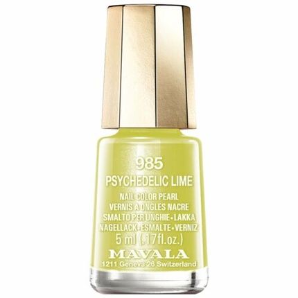 Mavala Dash & Splash Psychedelic Lime Nail Polish 5Ml