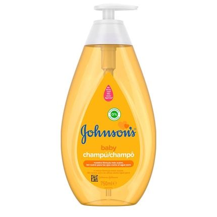 Johnson'S Baby Shampoo Gold 750Ml Gentle And Nourishing Hair Care