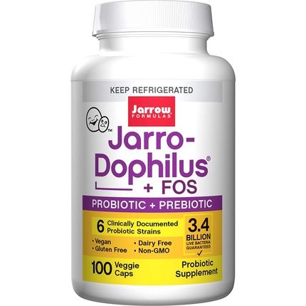 Jarrow Formulas Jarro-Dophilus + Fos - 100 Capsules