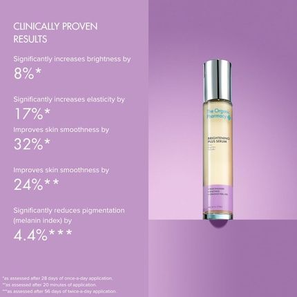 The Organic Pharmacy Brightening Plus Serum 35Ml - Firms, Brightens, Smooths
