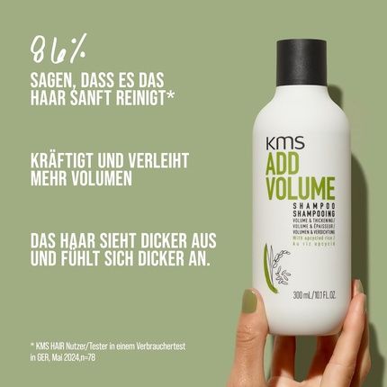 Kms Addvolume Shampoo For Fine To Medium Hair - Lack Of Volume - Image 3