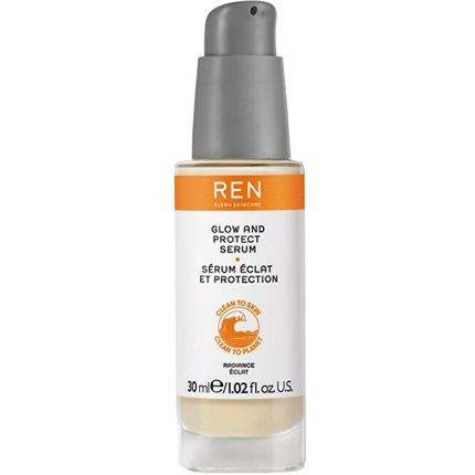 Ren Glow And Protect Vitamin C Serum 30Ml Antioxidant Brightening Serum