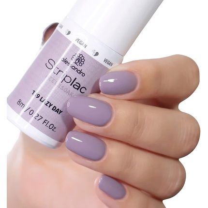 Alessandro Striplac Peel Or Soak Vegan Lazy Day Led Nail Polish In Taupe Grey 8Ml