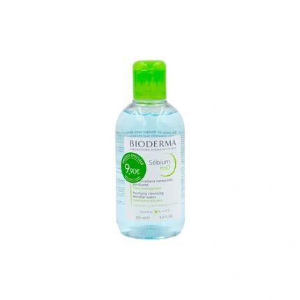Bioderma Sbium H2O Micellar Solution 250Ml Cleansing Water For Oily Skin