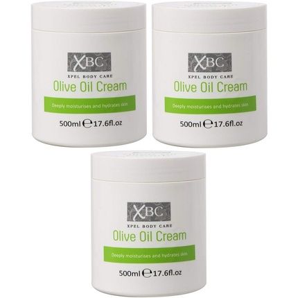 Xbc Olive Oil Cream Large Tub Deeply Moisturises And Hydrates 500Ml