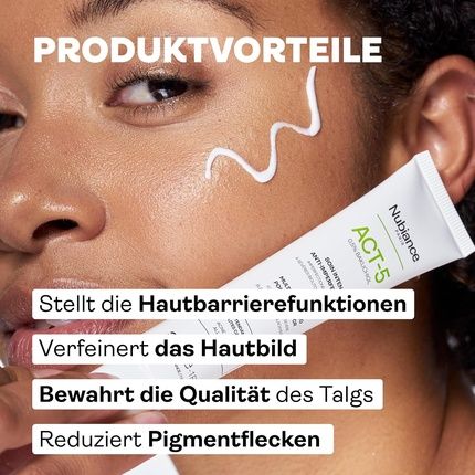 Nubiance Act-5 Anti-Acne Face Cream 30Ml For All Skin Types