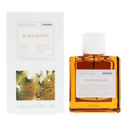Korres Black Sugar Eau De Toilette For Women Dermatologically Tested Vegan 50Ml