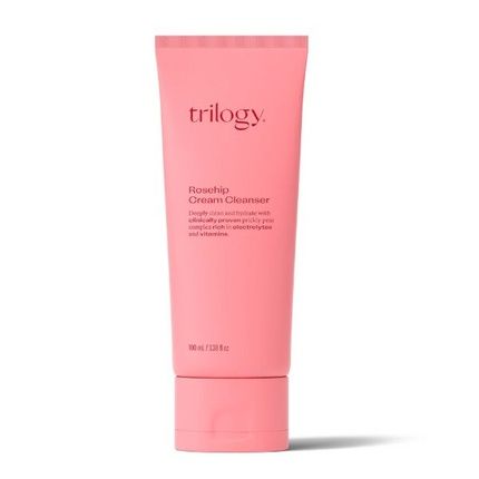 Trilogy Rosehip Cream Cleanser Hydrating Facial Cleanser With Prickly Pear Complex 6.76 Fl Oz
