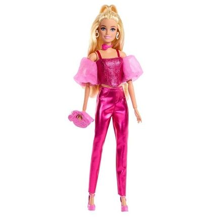 Barbie Deluxe Style Pink Corset Blonde Doll