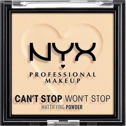 Nyx Professional Makeup Can'T Stop Won'T Stop Mattifying Powder Matte Finish Fair 01