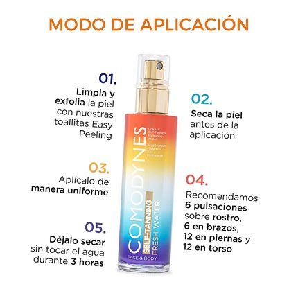 Comodynes Self Tanning Hydrating Water 100Ml Suitable For Face - Image 3