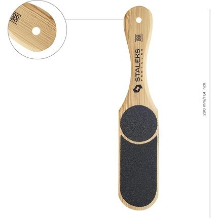 Staleks Foot File Pumice Pedicure Pads Classic Black And Cream