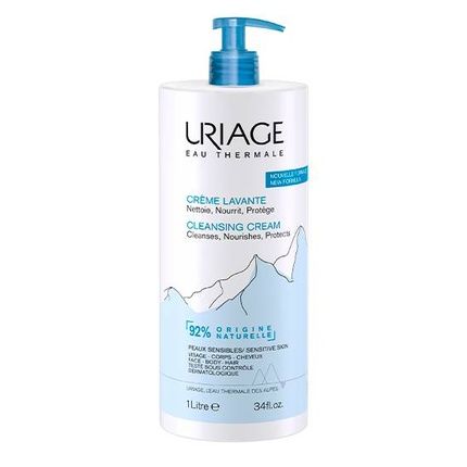 Uriage Cleansing Cream 1000Ml Gentle Face Cleanser