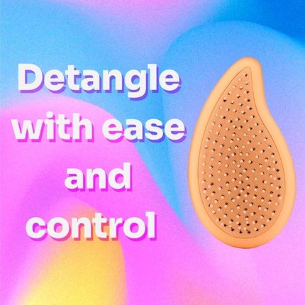 Wetbrush Go Green Palm Detangler With Ultra Soft Intelliflex Bristles Coconut Oil Infused Orange - Image 3