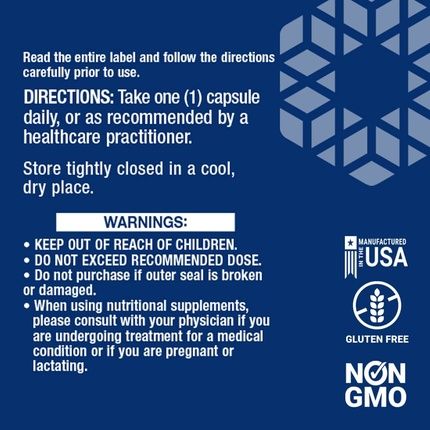 Life Extension Calcium D-Glucarat 200Mg 60 Vegan Capsules Soy-Free Gluten-Free - Image 3