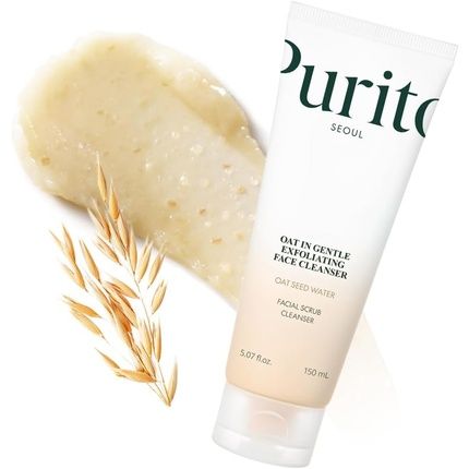 Purito Oat Exfoliating Facial Polish Cleanser - Hydrating Daily Face Wash