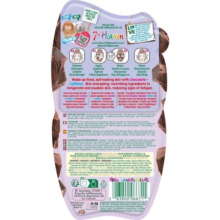 7Th Heaven Chocolate Mud Face Mask With Caffeine - Nourish And Energize