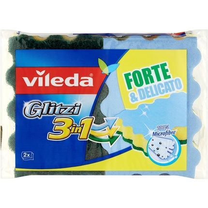 Vileda Glitzi Sponge 3 In 1