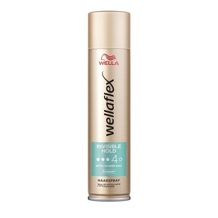 Wellaflex Invisible Hold Hairspray For Women - Up To 48 Hours Extra Strong