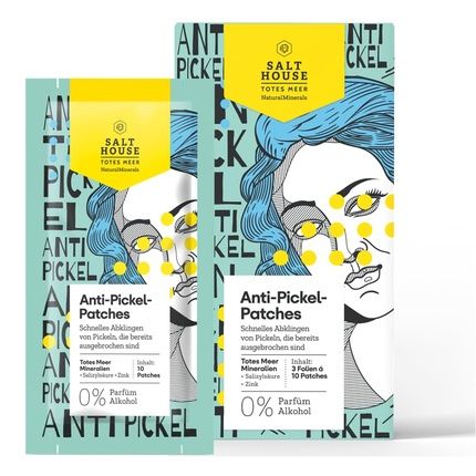 Salthouse Natural Minerals Anti-Pimple Patches With Salicylic Acid 30 Pieces